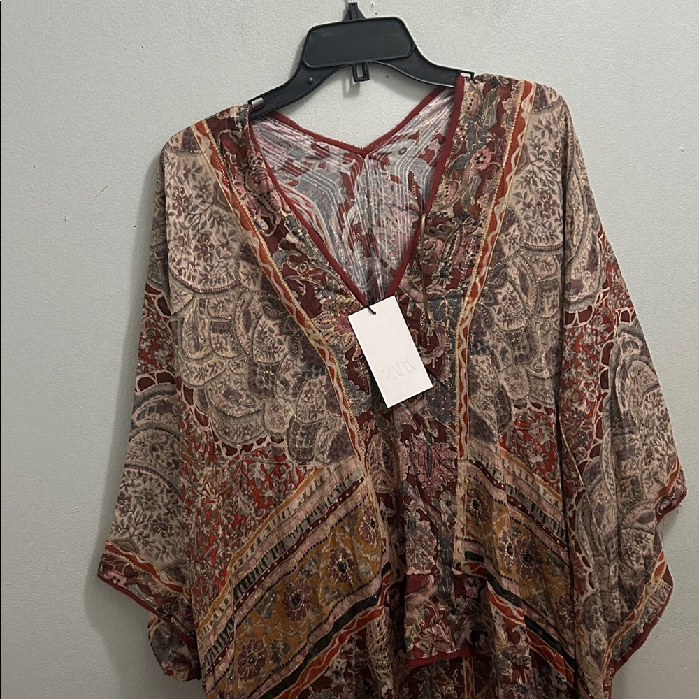 ZW COLLECTION PAISLEY CAFTAN DRESS - Picture 12 of 16